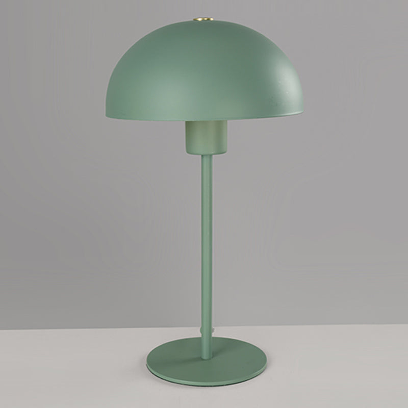 Dôme 1 lampe de table légère lampes de table de nuit en métal contemporain pour chambre à coucher