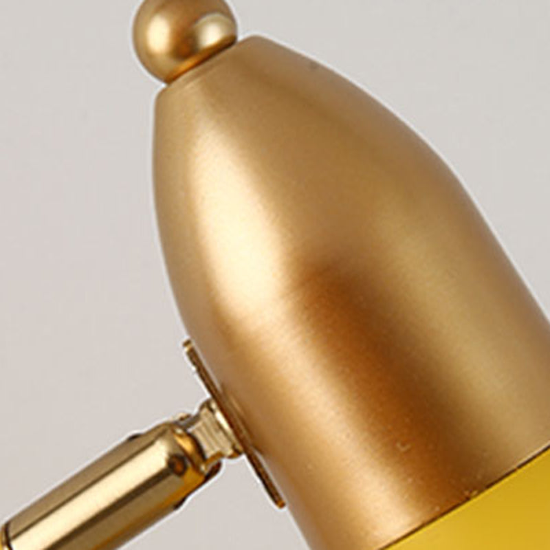 Bowl 1 Light Table Lamp Contemporary Metal Night Table Lamps for Study Room