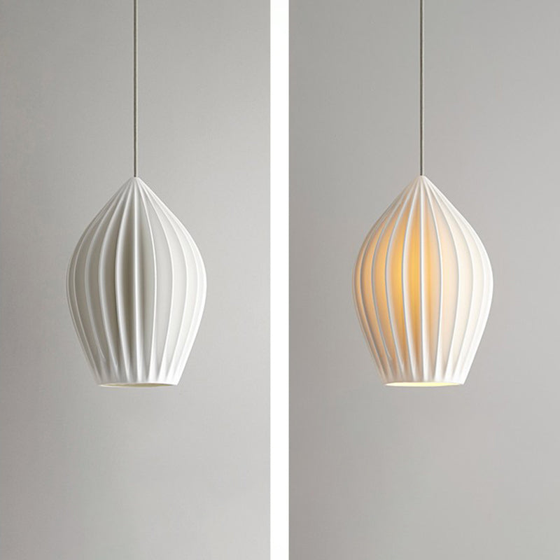 Style moderne Unique nuance suspendue en verre léger 1 pendentif léger pour escalier