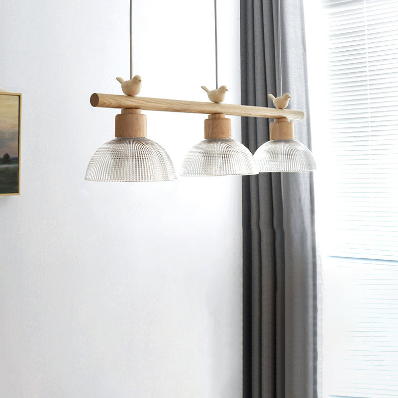 Ombre de bol de style moderne suspendu 3 pendentif léger pour salle à manger