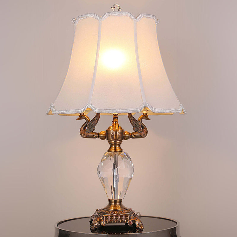 Wit wijd uitlopende bureau Licht Modernist