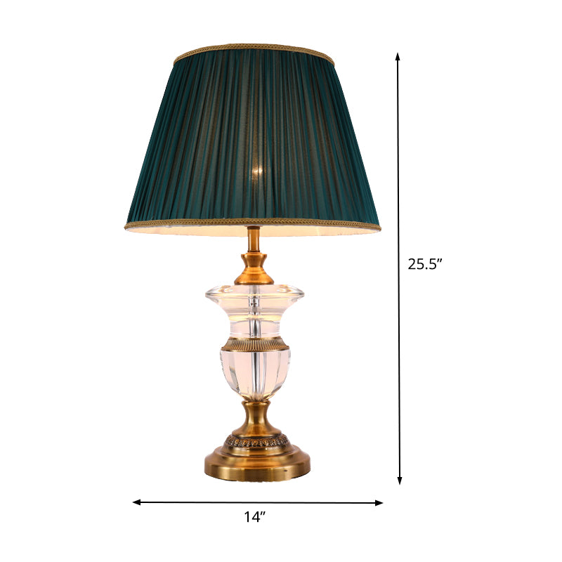 1 hoofd potvorm nachtkastje lamp modernistische handgesneden kristallen leeslicht in zwart