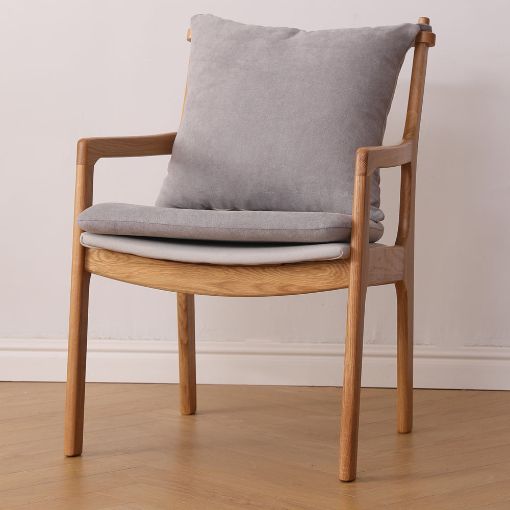 Sillas de madera maciza de estilo tradicional, cocina, comedor, sillón con respaldo de listones