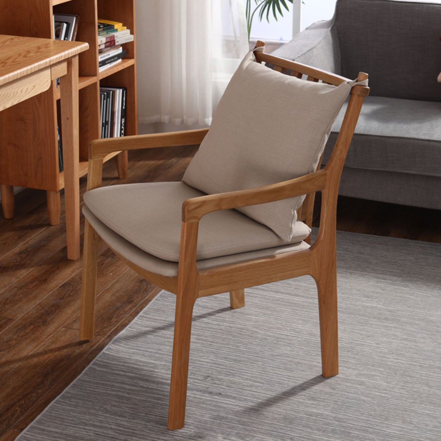 Sillas de madera maciza de estilo tradicional, cocina, comedor, sillón con respaldo de listones