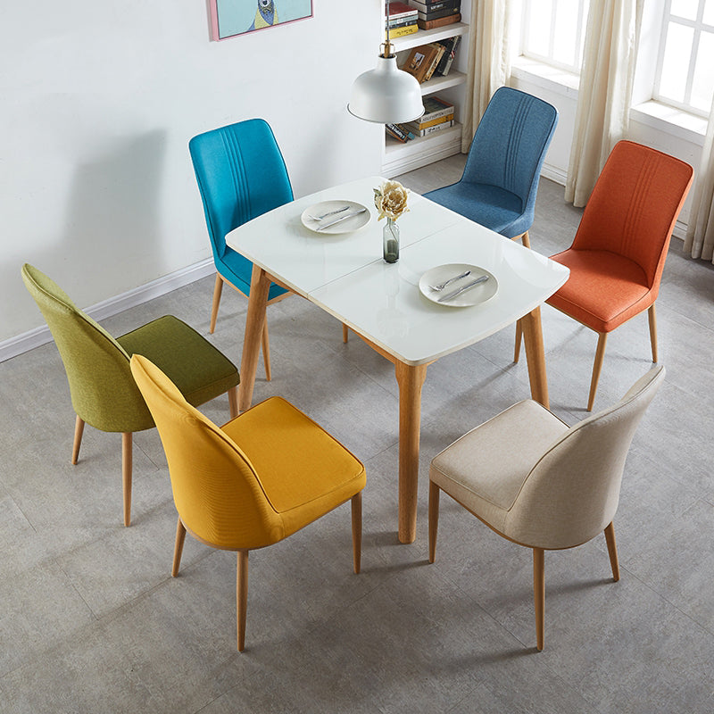 Sillas de comedor de metal de estilo moderno, silla lateral con brazo para cocina
