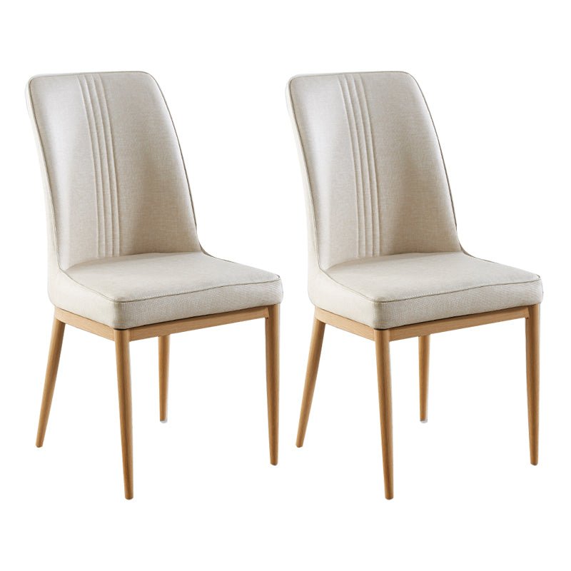 Sillas de comedor de metal de estilo moderno, silla lateral con brazo para cocina