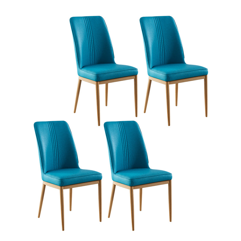 Sillas de comedor de metal de estilo moderno, silla lateral con brazo para cocina