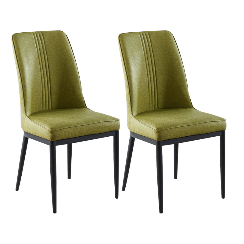 Sillas de comedor de metal de estilo moderno, silla lateral con brazo para cocina