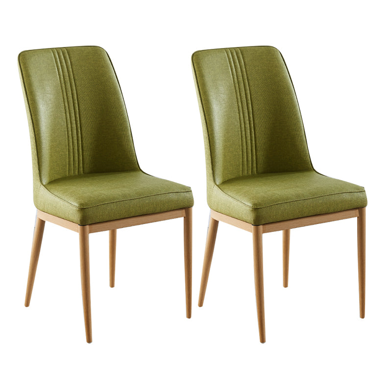 Sillas de comedor de metal de estilo moderno, silla lateral con brazo para cocina