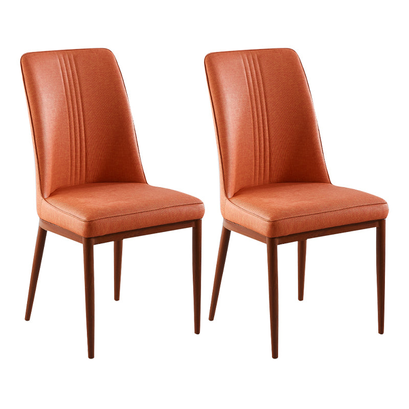 Sillas de comedor de metal de estilo moderno, silla lateral con brazo para cocina