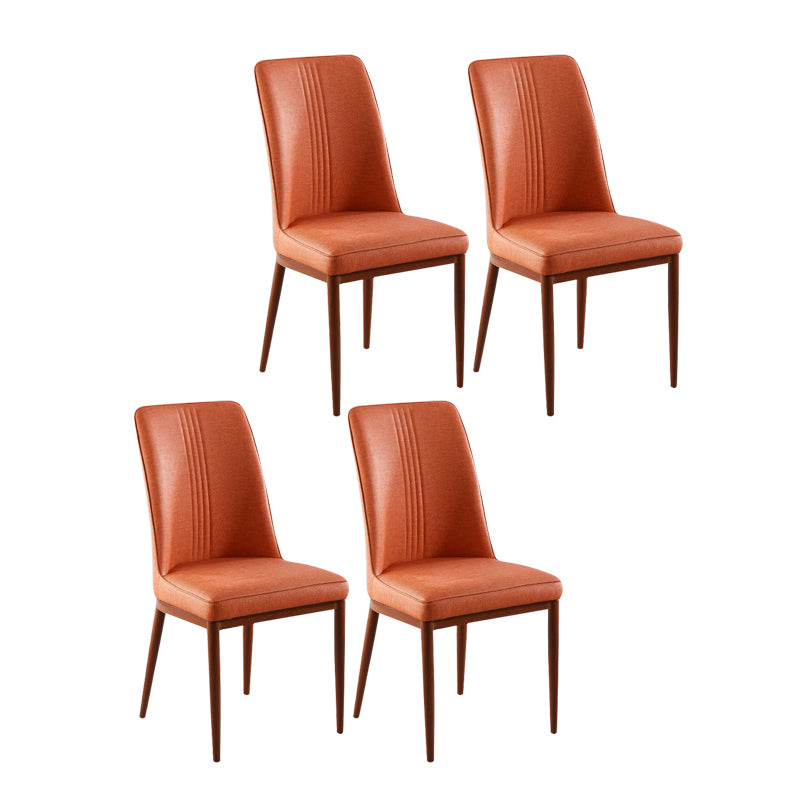 Sillas de comedor de metal de estilo moderno, silla lateral con brazo para cocina