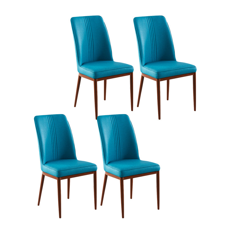 Sillas de comedor de metal de estilo moderno, silla lateral con brazo para cocina