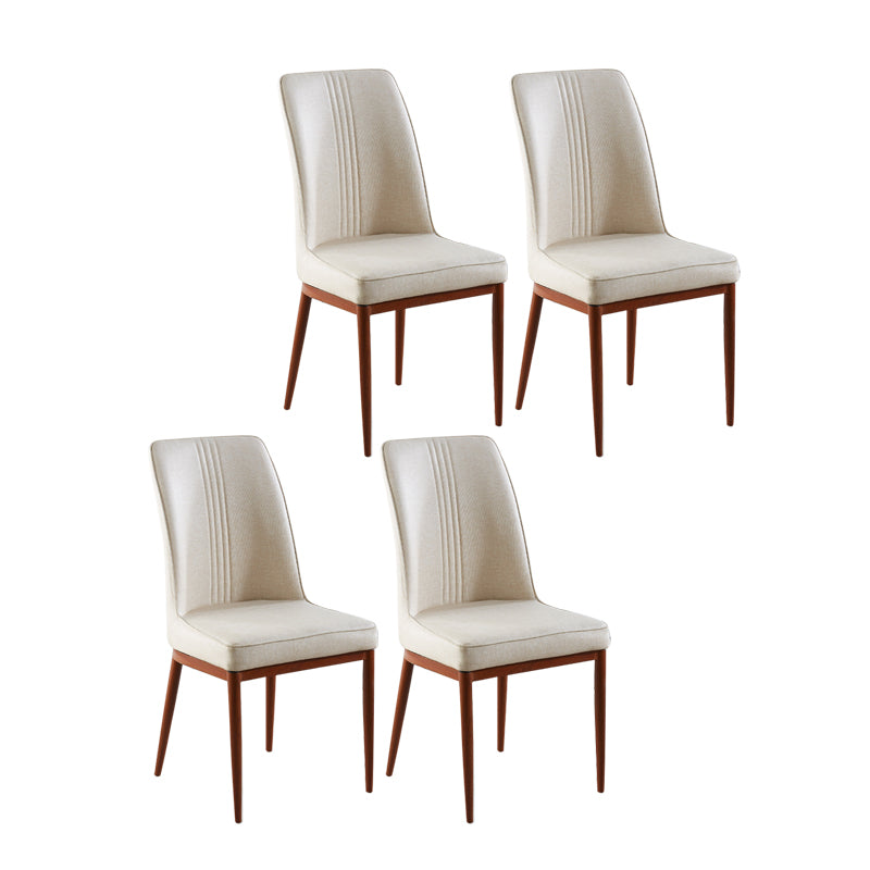 Sillas de comedor de metal de estilo moderno, silla lateral con brazo para cocina