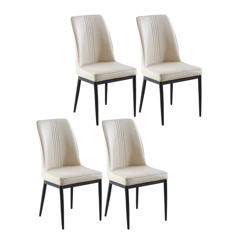 Sillas de comedor de metal de estilo moderno, silla lateral con brazo para cocina
