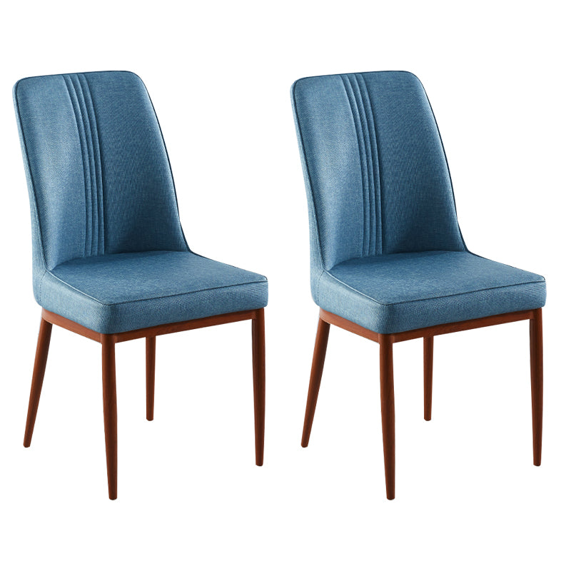 Sillas de comedor de metal de estilo moderno, silla lateral con brazo para cocina