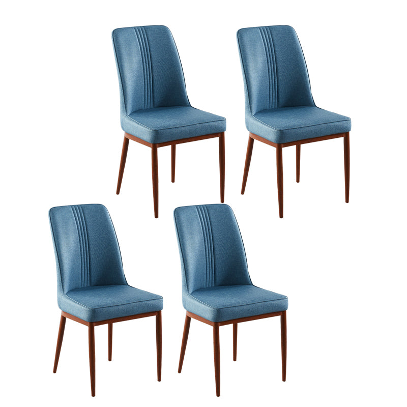 Sillas de comedor de metal de estilo moderno, silla lateral con brazo para cocina