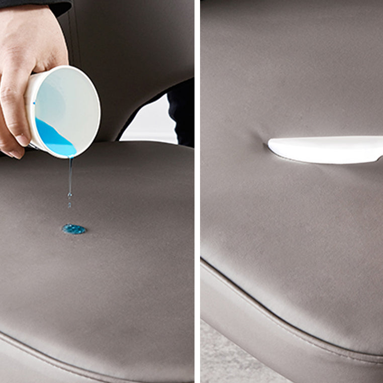 Sillas de comedor de estilo nórdico, sillas laterales con brazos y patas de metal para cocina
