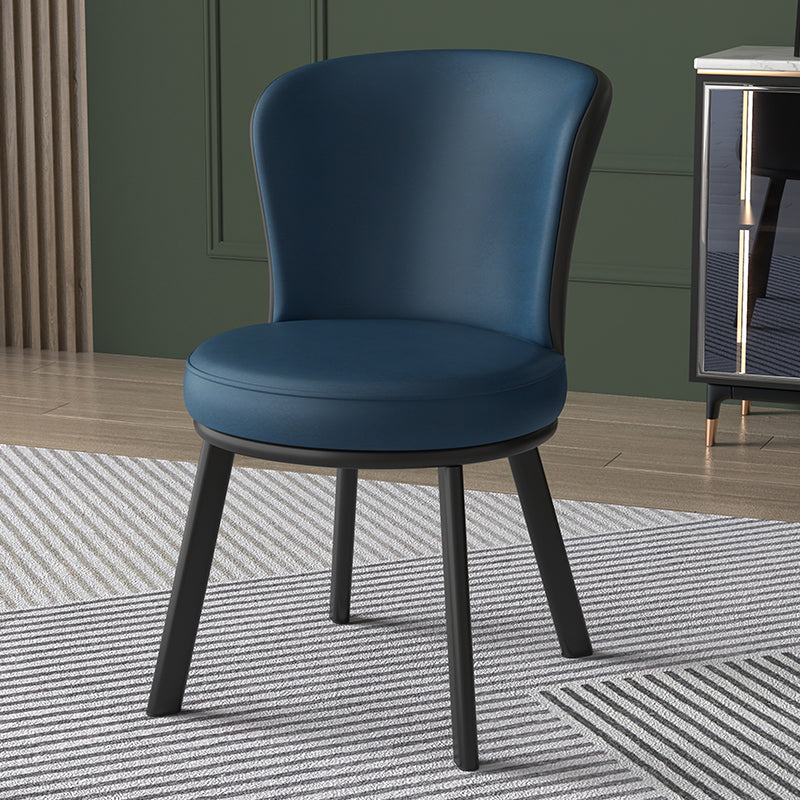 Eigentijdse stijl eetkamerstoelen keuken matte afwerking eetstoelen met metalen benen