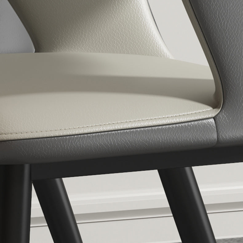 Sillas de comedor de metal de estilo moderno que cenan la silla lateral del brazo trasero abierto para la cocina
