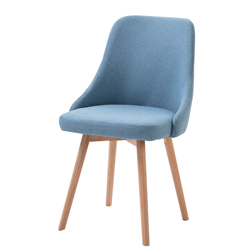 Chaise d'appoint scandinave rembourrée, finition mate, chaise de salle à manger Parsons