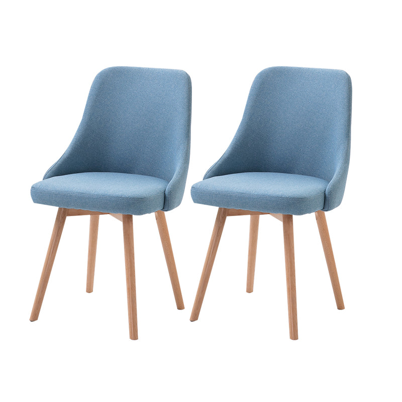 Chaise d'appoint scandinave rembourrée, finition mate, chaise de salle à manger Parsons