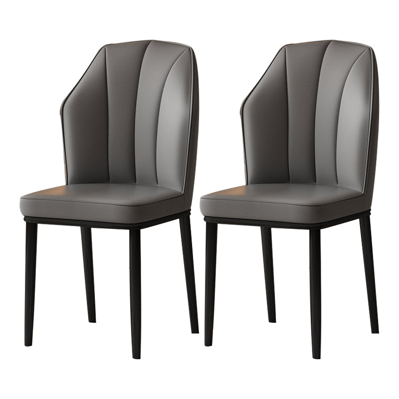 Metal de la cocina del estilo moderno que cena las sillas que cenan la silla lateral sin brazos del Wingback