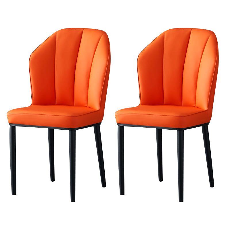 Metal de la cocina del estilo moderno que cena las sillas que cenan la silla lateral sin brazos del Wingback