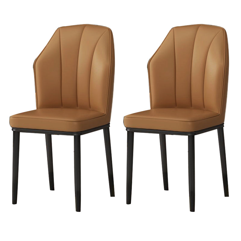 Metal de la cocina del estilo moderno que cena las sillas que cenan la silla lateral sin brazos del Wingback