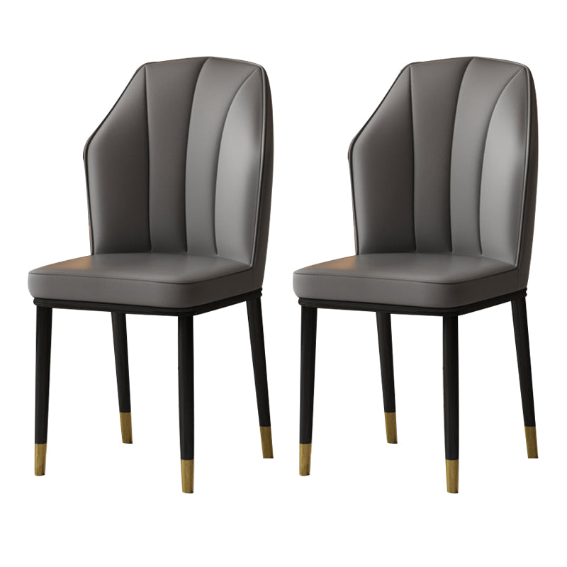 Metal de la cocina del estilo moderno que cena las sillas que cenan la silla lateral sin brazos del Wingback