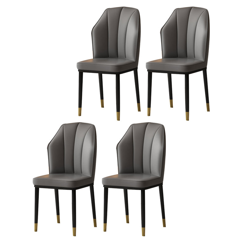 Metal de la cocina del estilo moderno que cena las sillas que cenan la silla lateral sin brazos del Wingback