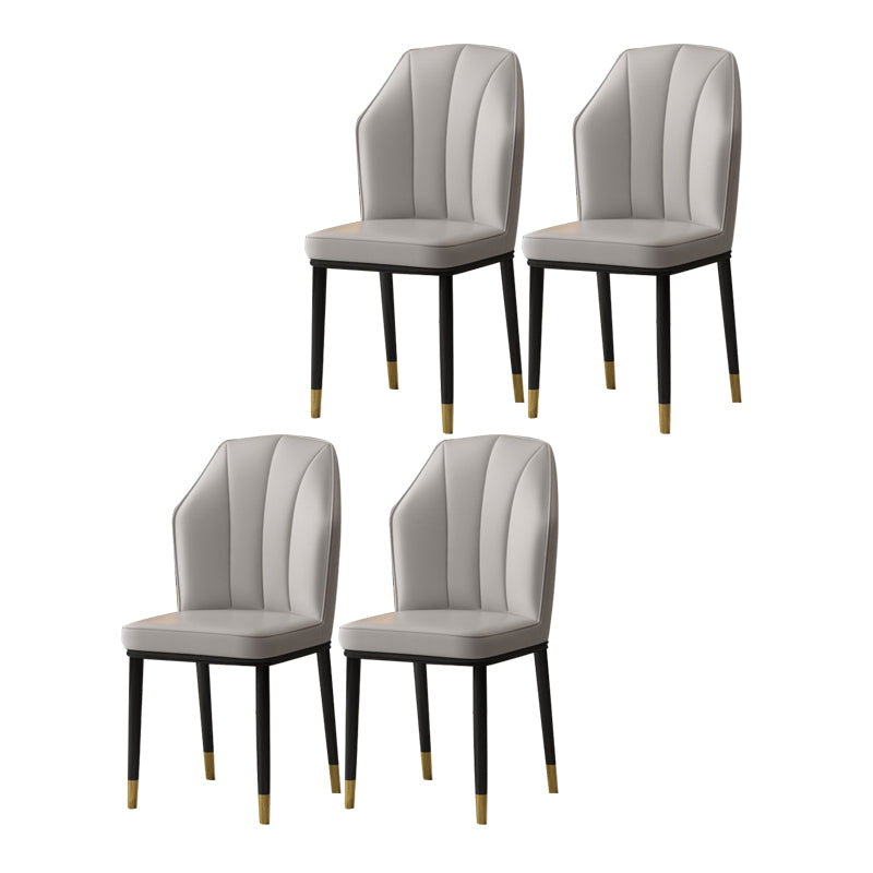 Metal de la cocina del estilo moderno que cena las sillas que cenan la silla lateral sin brazos del Wingback