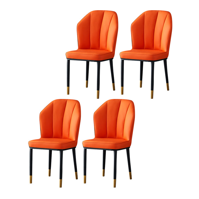 Metal de la cocina del estilo moderno que cena las sillas que cenan la silla lateral sin brazos del Wingback