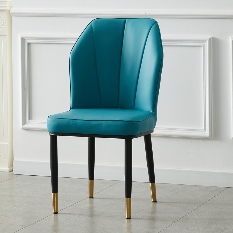 Metal de la cocina del estilo moderno que cena las sillas que cenan la silla lateral sin brazos del Wingback