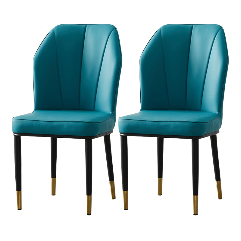 Metal de la cocina del estilo moderno que cena las sillas que cenan la silla lateral sin brazos del Wingback