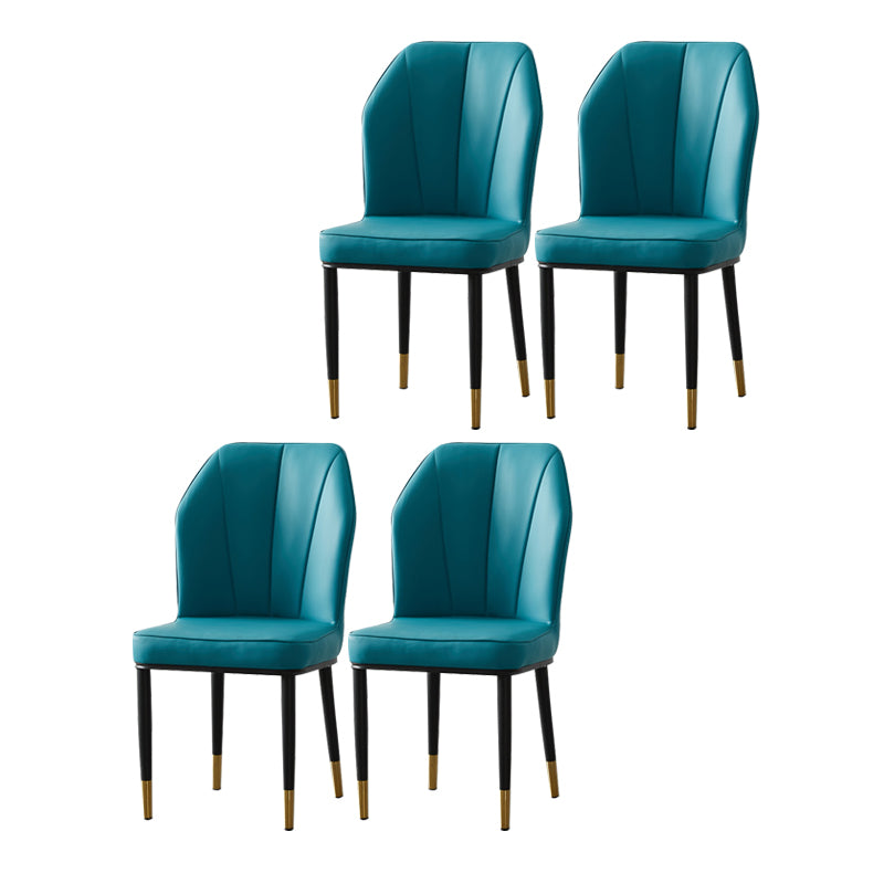 Metal de la cocina del estilo moderno que cena las sillas que cenan la silla lateral sin brazos del Wingback