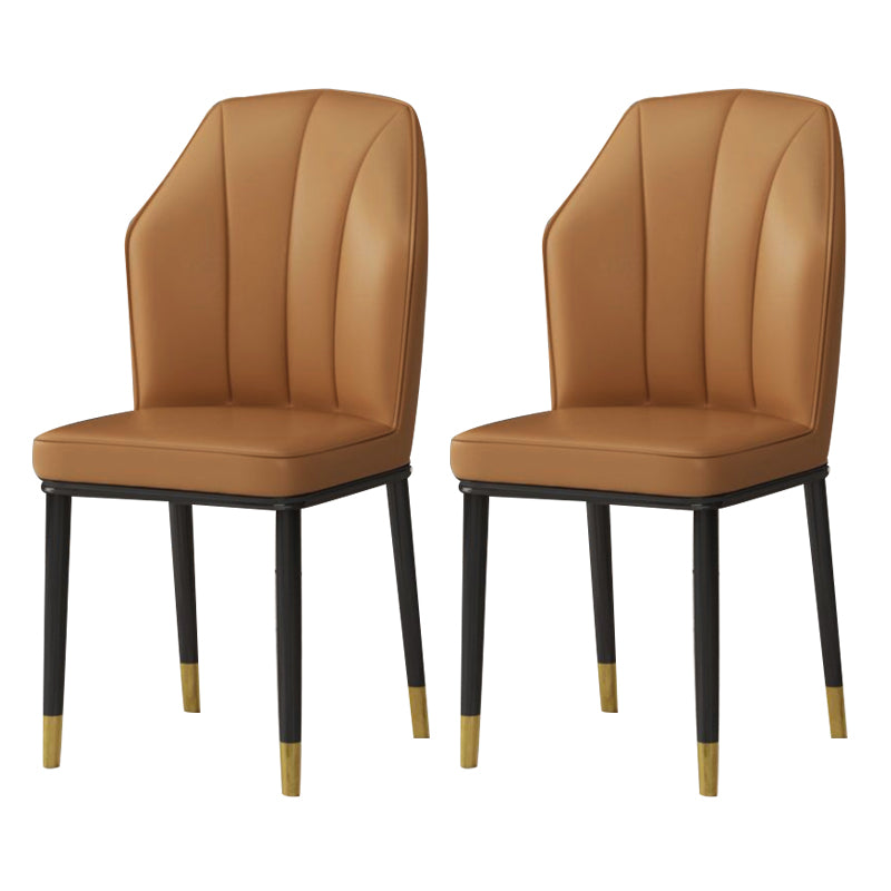Metal de la cocina del estilo moderno que cena las sillas que cenan la silla lateral sin brazos del Wingback