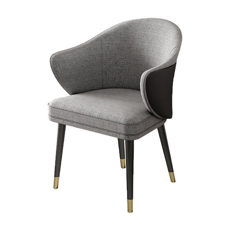 Sillas de comedor de metal Glam, sillón de comedor de cuero PU para uso en restaurantes