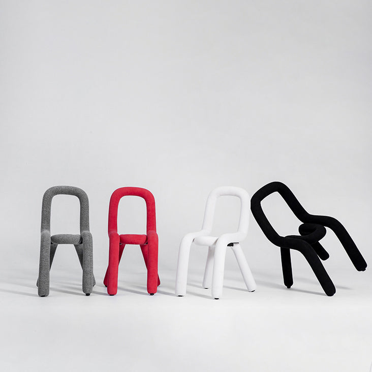 Sillas de terciopelo de estilo moderno, silla de comedor con parte trasera abierta, para cocina