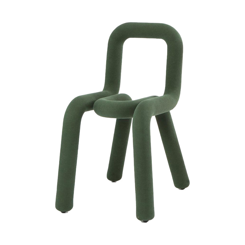 Sillas de terciopelo de estilo moderno, silla de comedor con parte trasera abierta, para cocina