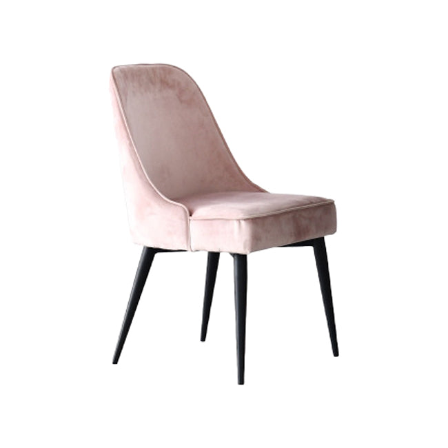 Scandinavische stijl metalen stoelen keuken eetkamer vaste achterzijde stoel set