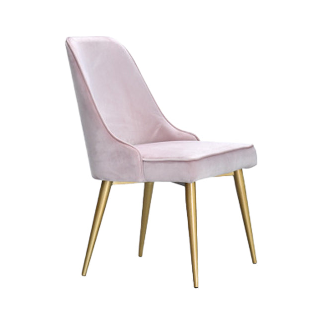Scandinavische stijl metalen stoelen keuken eetkamer vaste achterzijde stoel set