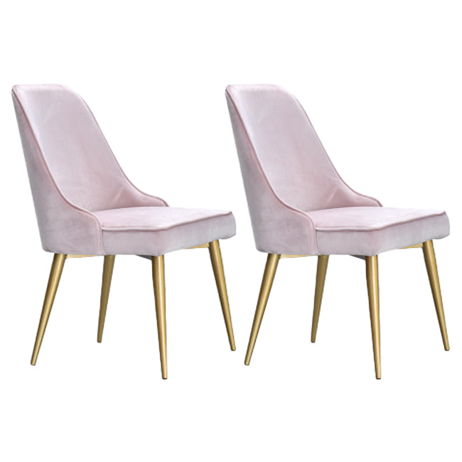Scandinavische stijl metalen stoelen keuken eetkamer vaste achterzijde stoel set