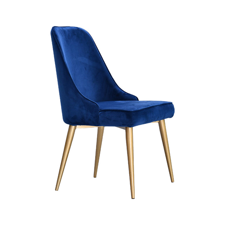 Scandinavische stijl metalen stoelen keuken eetkamer vaste achterzijde stoel set