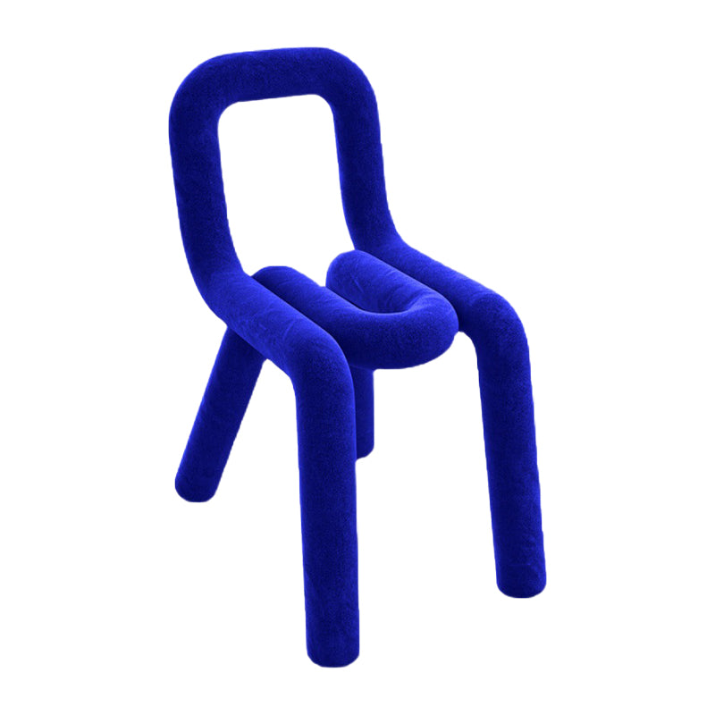 Ensemble de chaises latérales à dossier ouvert de cuisine de salle à manger de chaise en métal de style moderne