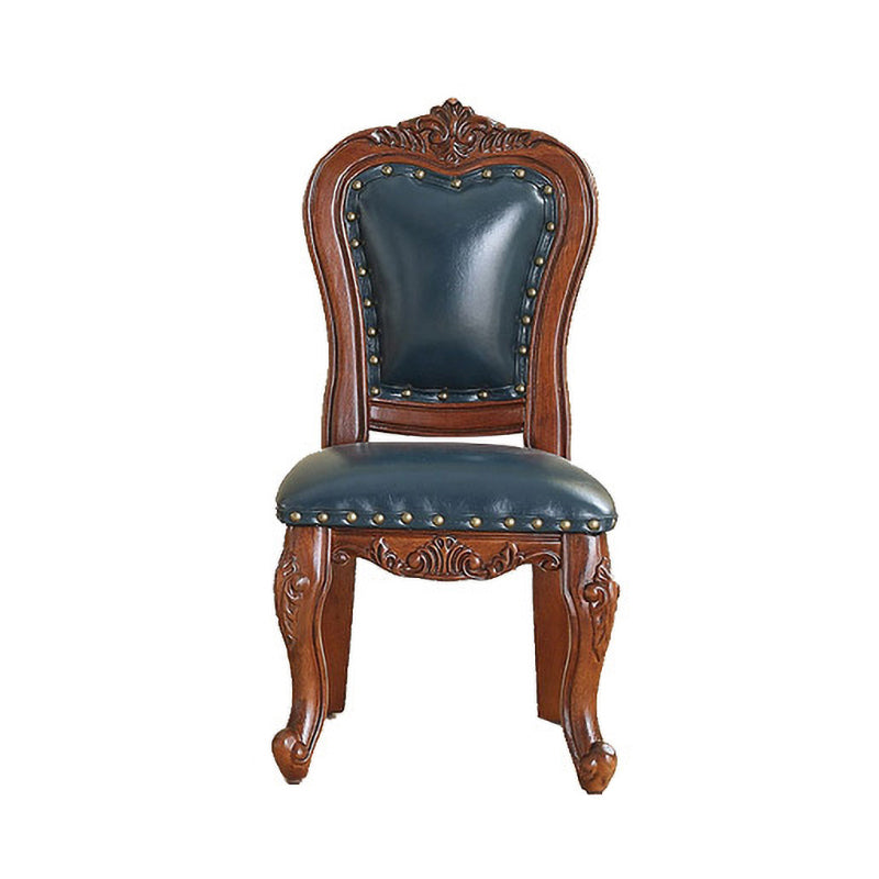 Traditional Wood Dining Armless Chair Open Back Dining Side Chair for Restaurant