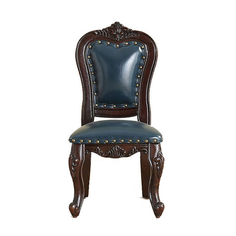 Traditional Wood Dining Armless Chair Open Back Dining Side Chair for Restaurant