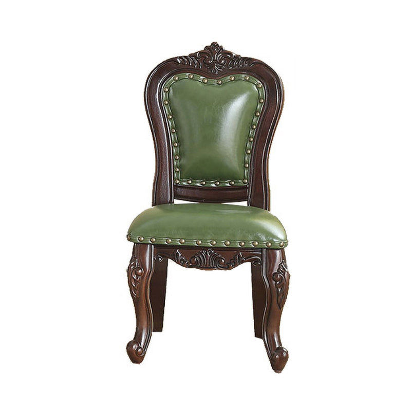 Traditional Wood Dining Armless Chair Open Back Dining Side Chair for Restaurant