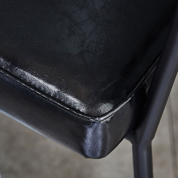 Silla de comedor de metal industrial, silla lateral de comedor con respaldo abierto y brazo para uso doméstico