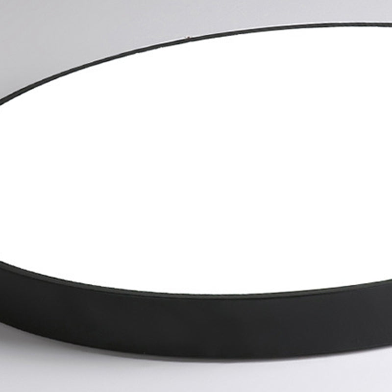 Round Shape Ceiling Lamp Modern Macaroon Iron 1 Light Flush Mount for Balcony Corridor