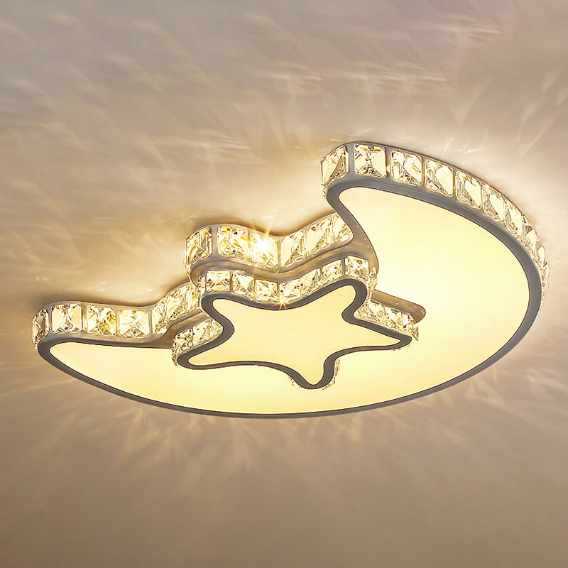 Kristallgeometrische LED-Unterputzleuchte im modernen Luxus-Stil aus Edelstahl für Schlafzimmer